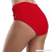 Womens Sexy Cutout Solid Color Hight Waisted Bottom Swimwear,Bikini Strappy Brief Board Swimsuit S-2XL Red B07P7LCG5D